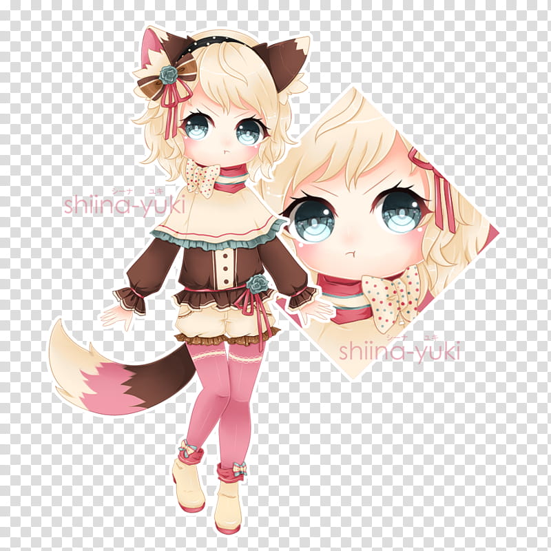 Adopt  Kemonomimi Closed, girl anime character transparent background PNG clipart