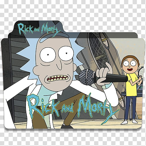 Rick and Morty Collection Folder Icon , Rick and Morty  transparent background PNG clipart