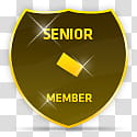 Deviant Art Member Badges, Senior Member logo transparent background PNG clipart