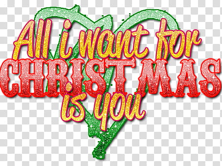 Under The Mistletoe Songs, All i want for christmas is you illustration transparent background PNG clipart