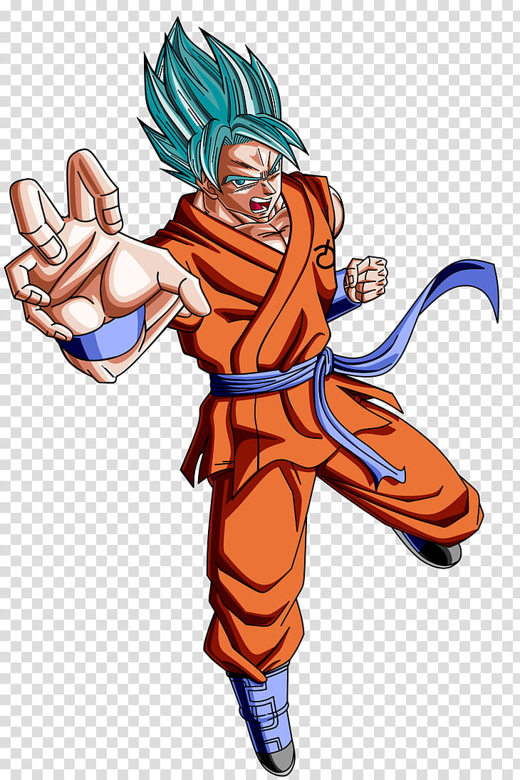 Goku super saiyajin deus super saiyajin (Paleta ) transparent background PNG clipart