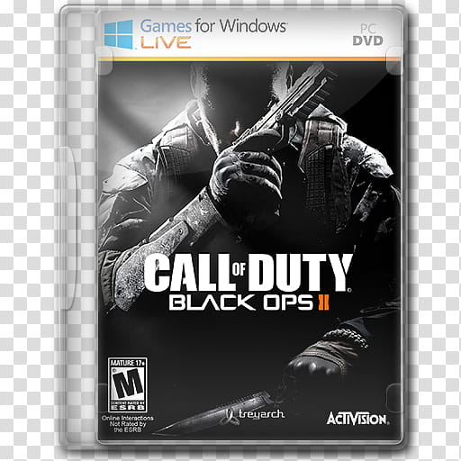 Icons Games ing DVD CASE NEW LOGO GFWL, codbo, PC DVD Call of Duty Black Ops  case transparent background PNG clipart