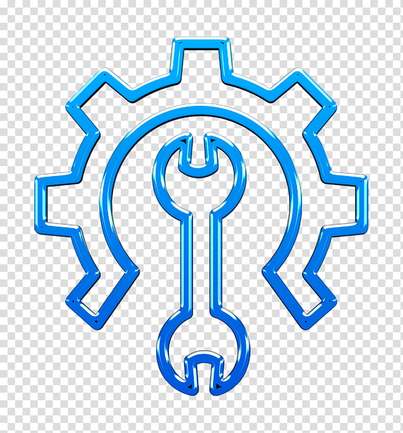 Repair icon Maintenance icon Industry icon, Electric Blue, Symbol transparent background PNG clipart