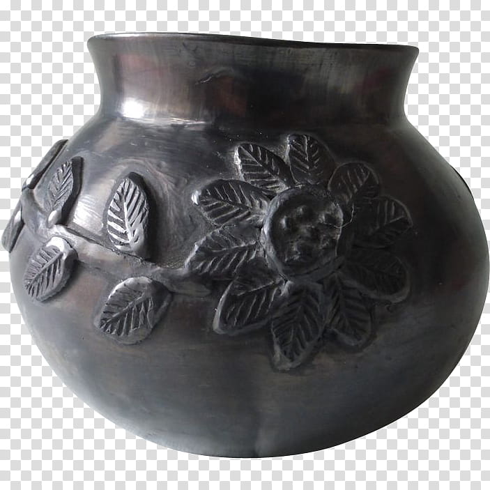 Metal, Barro Negro Pottery, Vase, Ceramic, Oaxaca, Black, Red, Culture transparent background PNG clipart