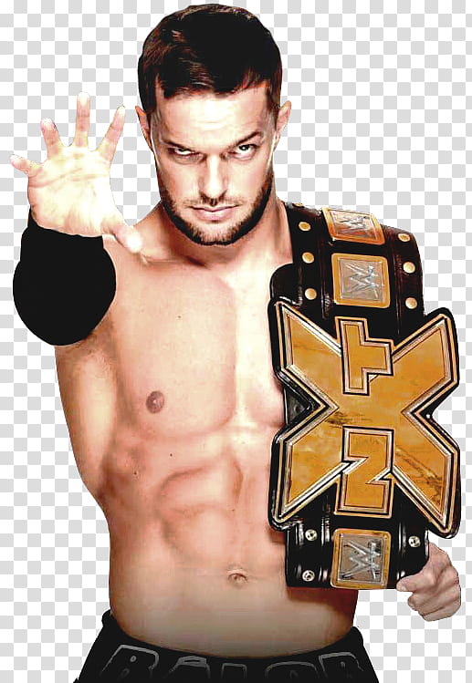 Finn Balor NXT Champion  transparent background PNG clipart