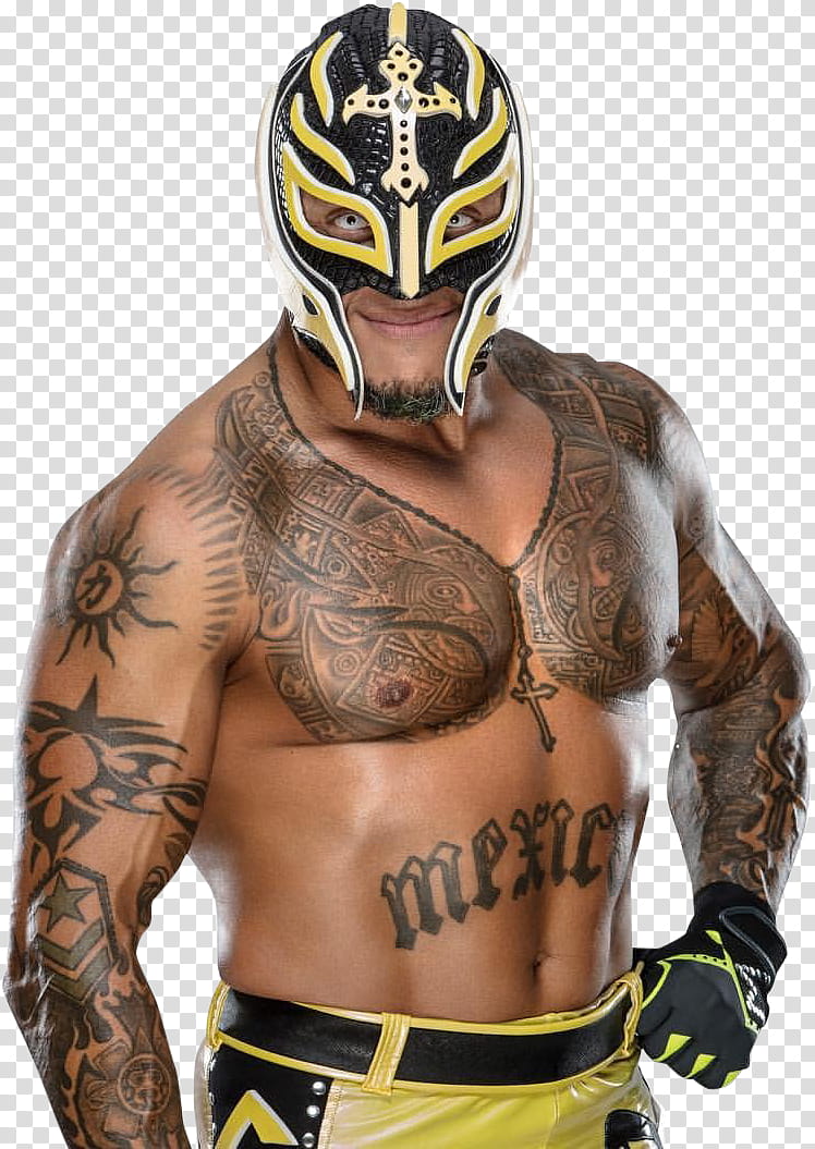 Rey Mysterio render transparent background PNG clipart