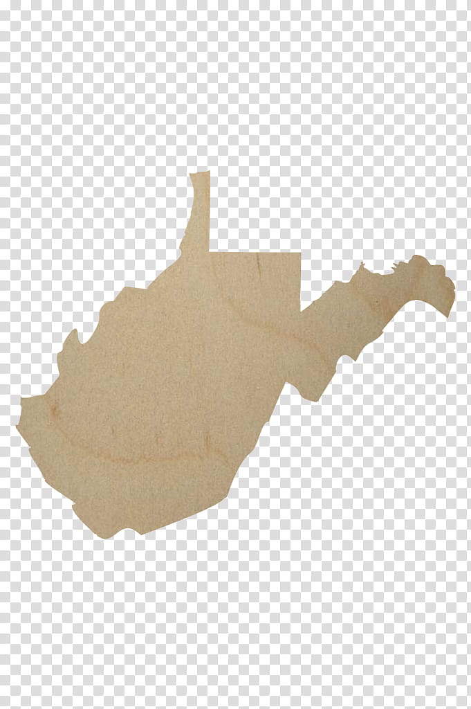 Map, West Virginia, Us State, Shape, United States Of America, Beige transparent background PNG clipart