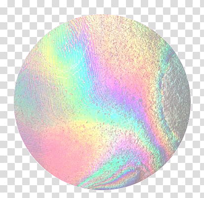 Full, round iridescent transparent background PNG clipart