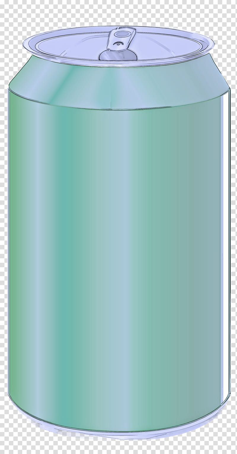 green aqua rain barrel cylinder beverage can transparent background PNG clipart