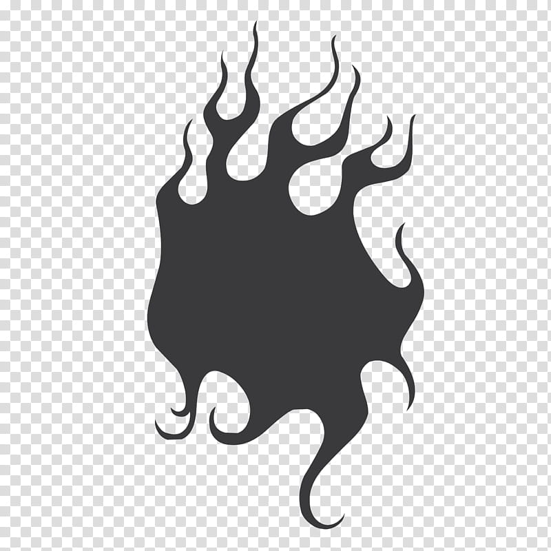 Abstract Flames Brush Set, black fire transparent background PNG clipart