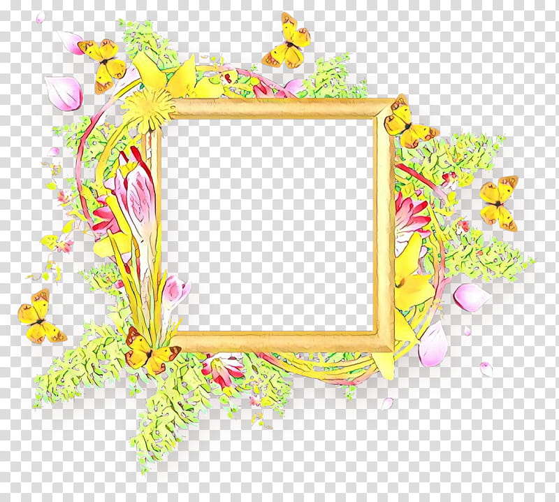 Watercolor Floral Frame, Frames, BORDERS AND FRAMES, Floral Design, Flower, Flower Frame, Rose, Decorative Corners transparent background PNG clipart