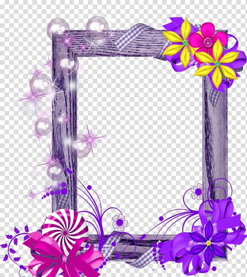 frame, purple and pink ribbon frame border transparent background PNG clipart