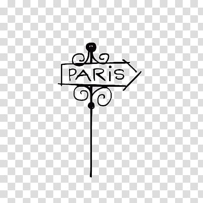 Letrero Paris aiideciita, Paris signage illustration transparent background PNG clipart