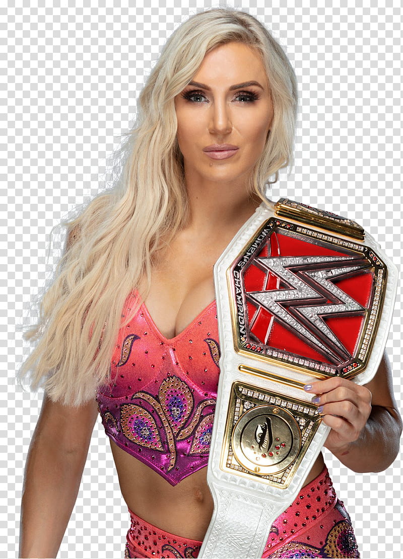 Charlotte Flair RAW Womens Champion  transparent background PNG clipart