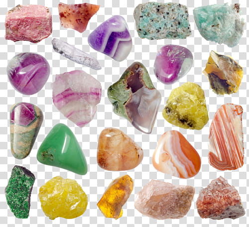 #, assorted-colored precious stone lot transparent background PNG clipart