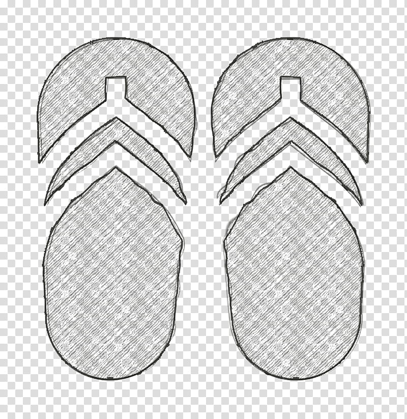 Flip flops icon Summer Clothing icon Slipper icon, White, Footwear, Shoe, Drawing, Flipflops, Line Art, Symmetry transparent background PNG clipart