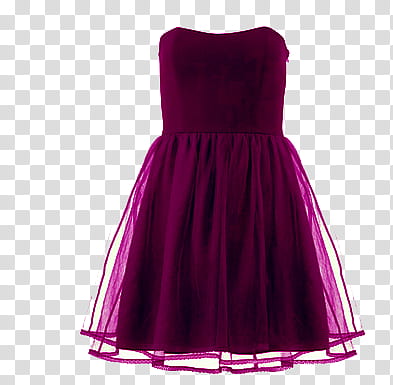 Vestidos Dress, women's maroon tube dress transparent background PNG clipart
