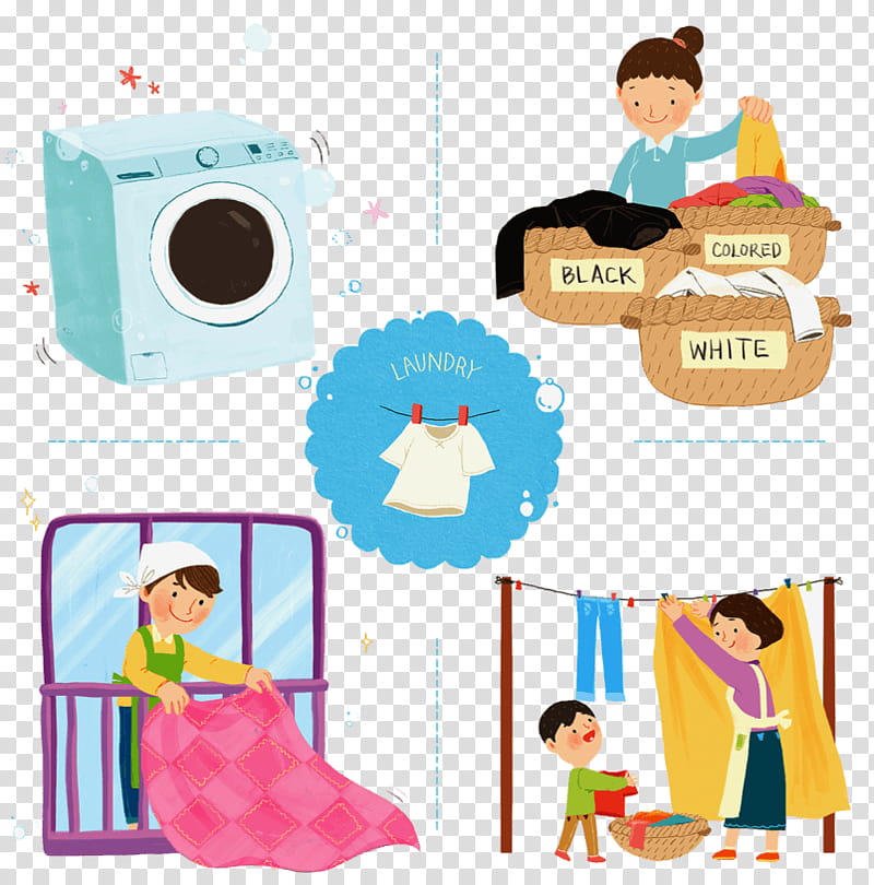 Baby Toys, Washing Machines, Clothing, Cleaning, Drawing, Homemaker, Cartoon, Toddler transparent background PNG clipart