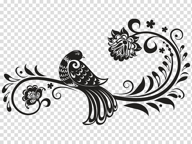 Black And White Flower, Wall Decal, Sticker, Ornament, Poster, Tattoo, Black And White
, Temporary Tattoo transparent background PNG clipart