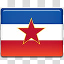 All in One Country Flag Icon, Ex-Yugoslavia-Flag- transparent background PNG clipart