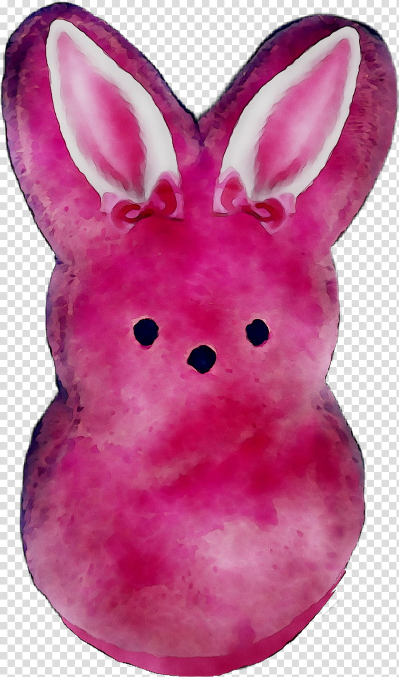 Easter Bunny, Easter
, Pink M, Snout, Stuffed Toy, Magenta, Violet, Rabbits And Hares transparent background PNG clipart