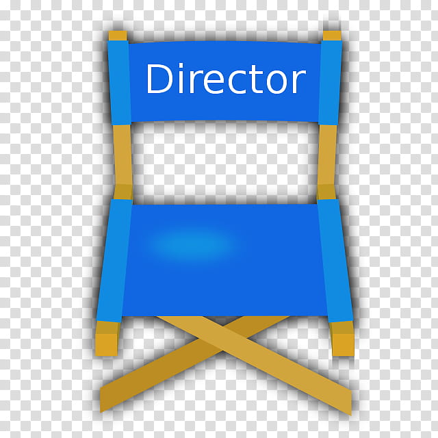 Logo Electric Blue, Chair, Angle, Film Director, March 27, Folding Chair transparent background PNG clipart