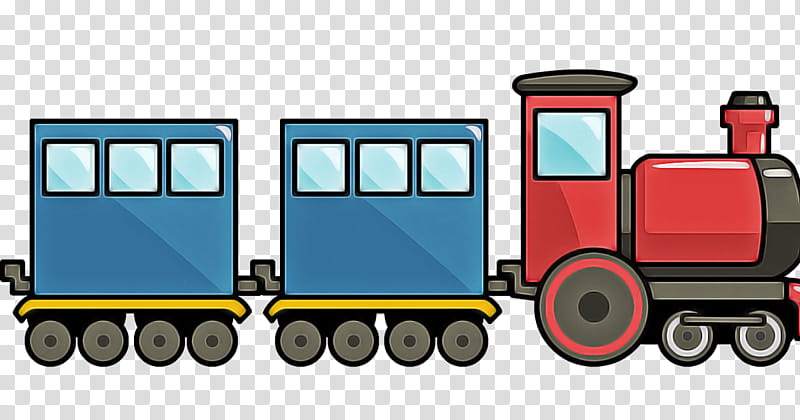 land vehicle vehicle transport rolling railroad car, Rolling , Train, Cartoon transparent background PNG clipart
