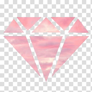 , pink Diamond logo transparent background PNG clipart