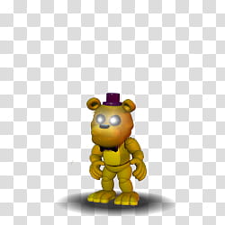 FAN ART Adventure Fredbear Plush transparent background PNG clipart