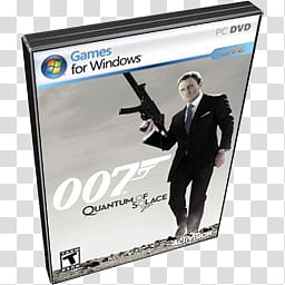 PC Games Dock Icons v , Quantum of Solace transparent background PNG clipart