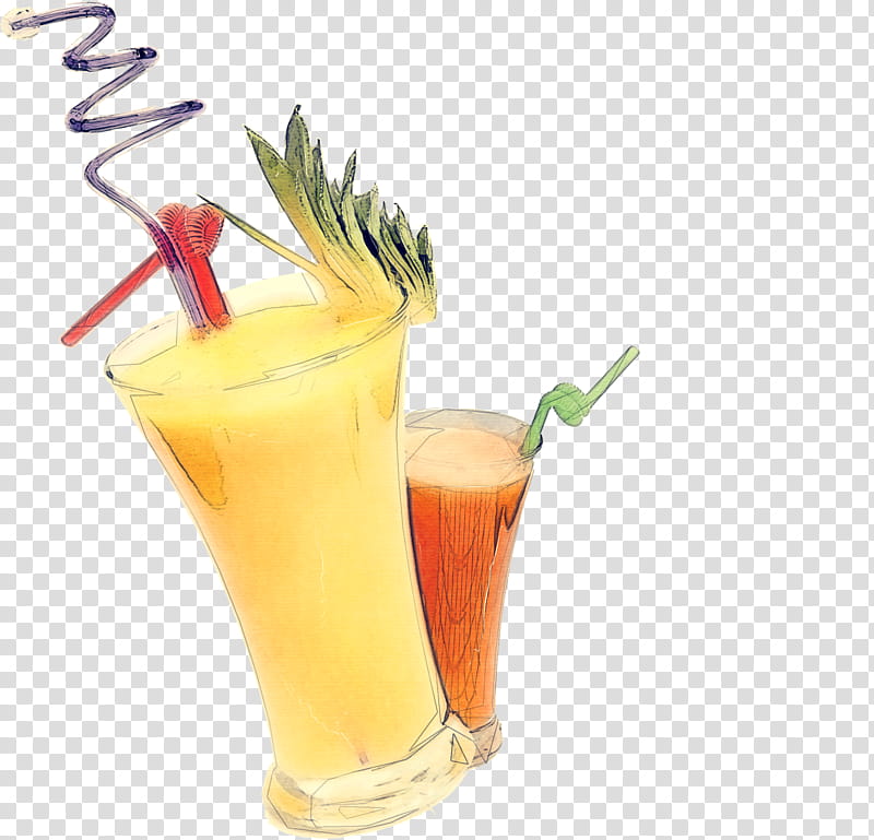drink juice cocktail garnish orange drink rum swizzle, Nonalcoholic Beverage, Vegetable Juice transparent background PNG clipart