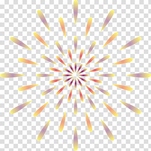 Firecracker Design, Fireworks, Color, Festival, Yellow, Flower, Line, Symmetry transparent background PNG clipart