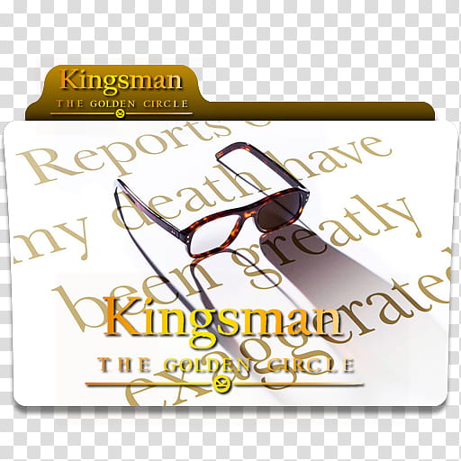 Kingsman The Golden Circle  Folder Icon , KingsmanTheGoldenCircle_v, Kingsman movie-themed folder transparent background PNG clipart