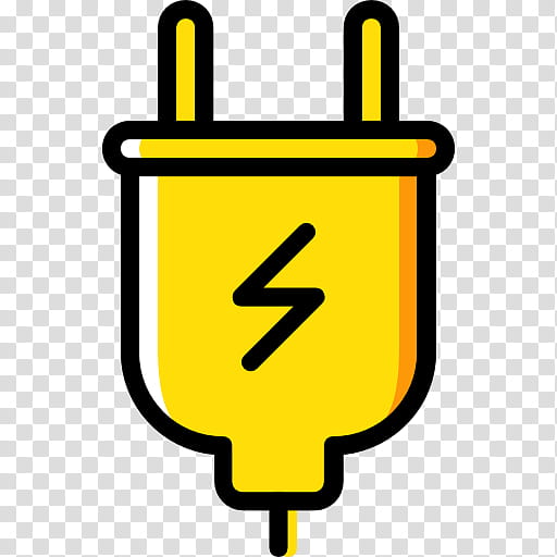 Network, Electricity, Electrical Connector, Network Socket, Plugin, Cartoon, Yellow, Sign transparent background PNG clipart