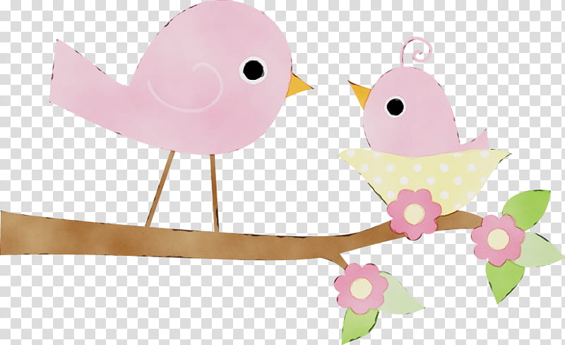Cartoon Baby Bird, Watercolor, Paint, Wet Ink, Bird Nest, Infant, Baby Shower, Beak transparent background PNG clipart