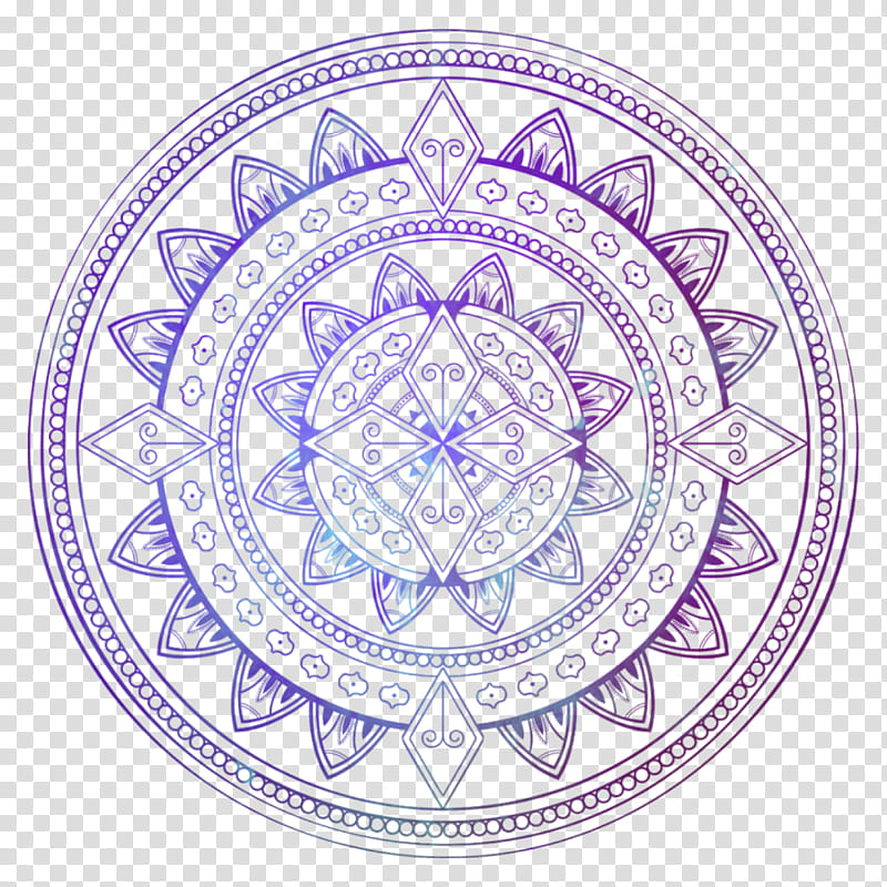 Colorful, Mandala, Book Of Thoth, Drawing, Line Art, Purple, Circle, Area transparent background PNG clipart