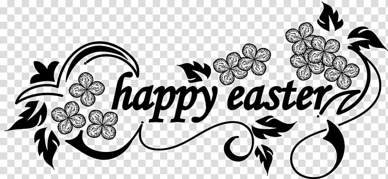 Easter Text, happy easter illustration transparent background PNG clipart