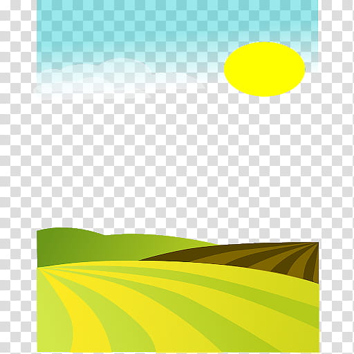 Paper, Field, Agriculture, Drawing, Agricultural Land, Farm, Green, Yellow transparent background PNG clipart