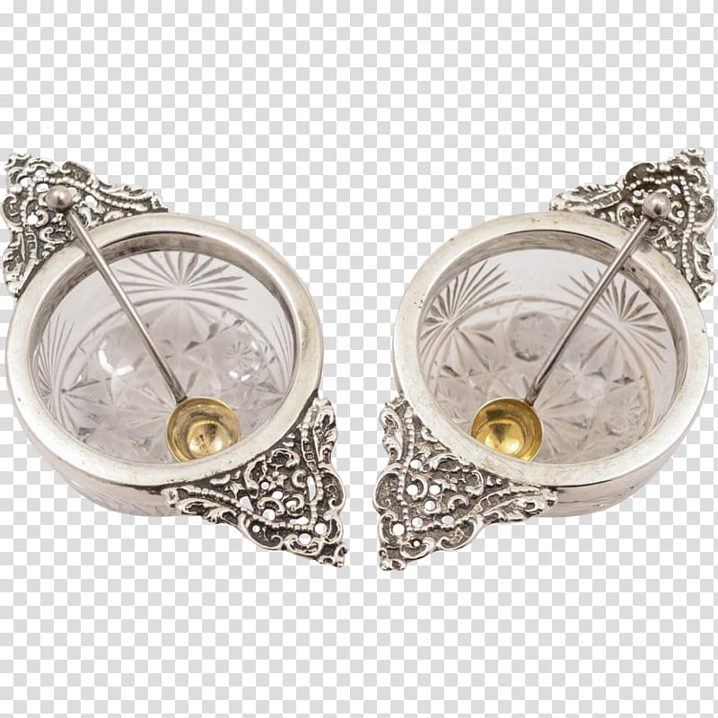Watch, Locket, Antique, Earring, Silver, Sterling Silver, Salt Pepper Shakers, Hallmark transparent background PNG clipart