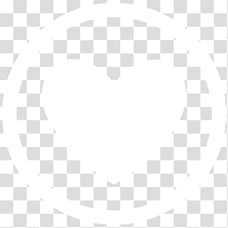 MetroStation, white heart transparent background PNG clipart