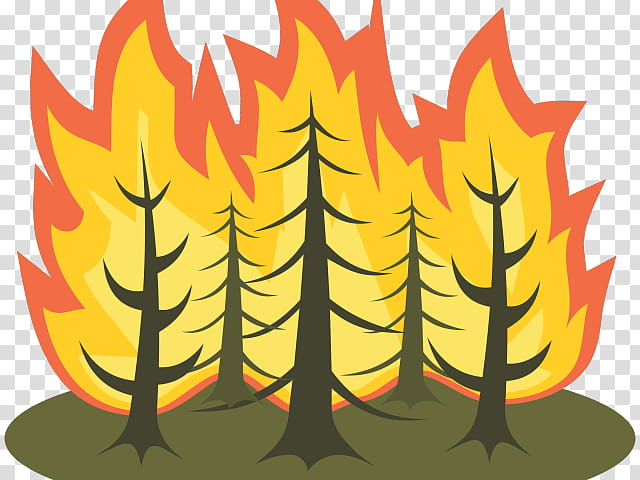 Forest, Wildfire, Wildland Fire Engine, Firefighter, Flame, Orange, Leaf, Tree transparent background PNG clipart