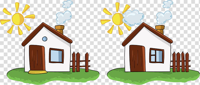 Real Estate, House, Spot The Difference, Cartoon, Home, Property, Roof, Cottage transparent background PNG clipart