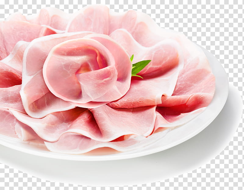 Pink Flower, Ham, Mortadella, Cooking, York Ham, Leg, Lunch Deli Meats, Garnish transparent background PNG clipart