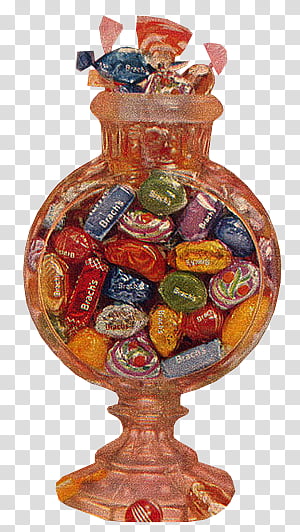 Fancy Clear Glass Candy Jar Clipart By Regulrcrative