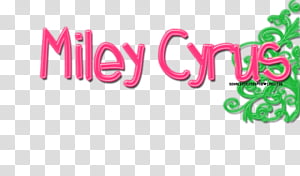 Texto Miley Cyrus transparent background PNG clipart thumbnail