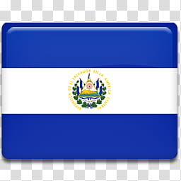 All in One Country Flag Icon, El-Salvador-Flag- transparent background PNG clipart