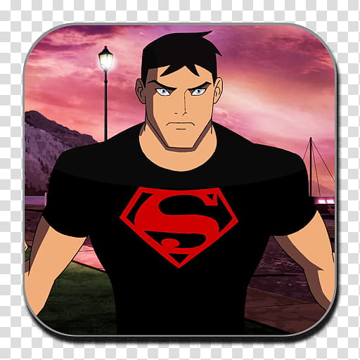 Young Justice Flurry TV Icon Set, YoungJustice transparent background PNG clipart