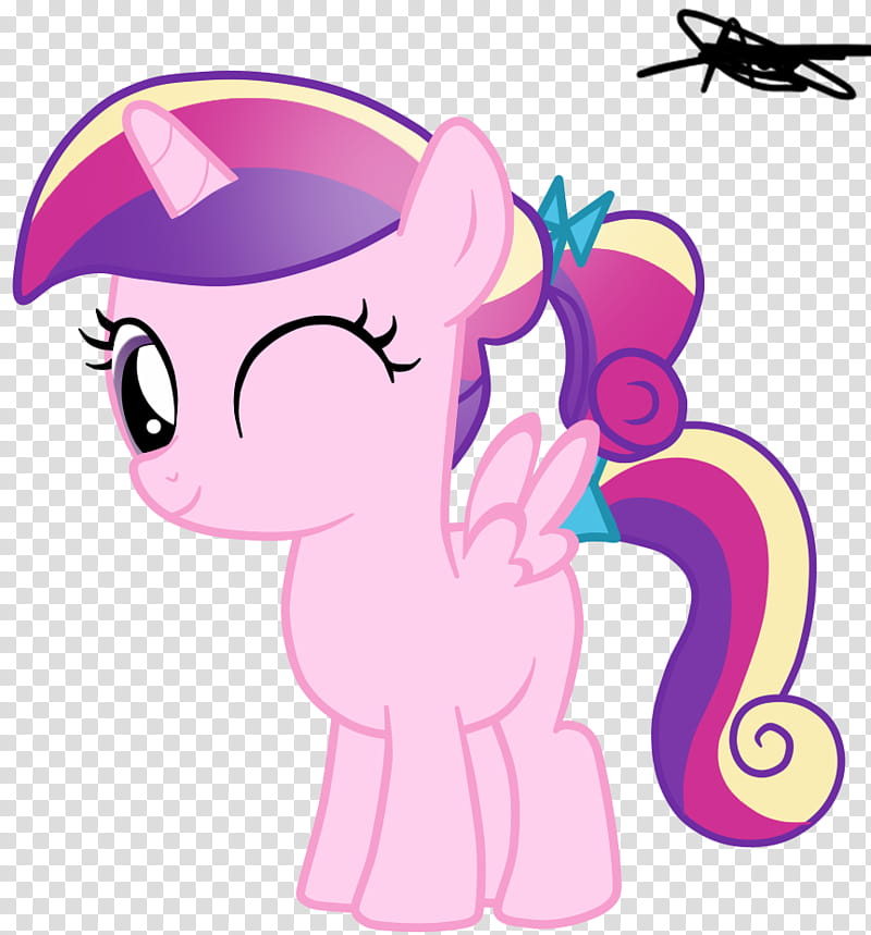 Princess Cadence Filly Version , purple and pink MLP character illustration transparent background PNG clipart