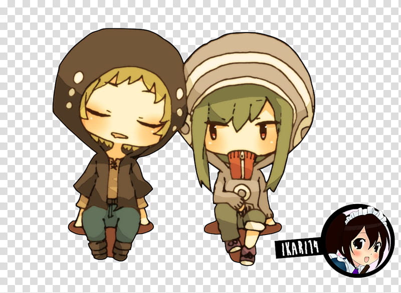 Kano and Kido Render transparent background PNG clipart