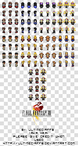 Sprite Sheet Final Fantasy  , Final Fantasy XII transparent background PNG clipart